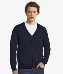 Cardigan con bottoni in Cashmere Ultrafine