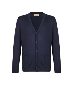 Cardigan con bottoni in Cashmere Ultrafine