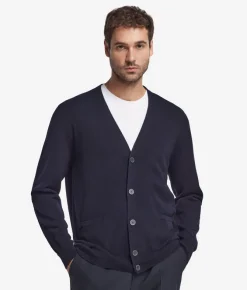 Cardigan con bottoni in Cashmere Ultrasoft