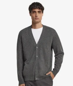 Cardigan con bottoni in Cashmere Ultrasoft