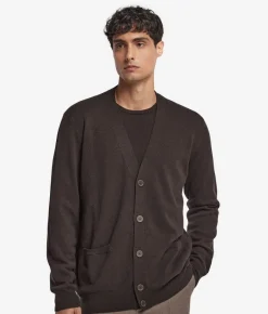Cardigan con bottoni in Cashmere Ultrasoft