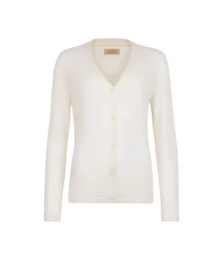 Cardigan con scollo a V in Cashmere Ultrafine