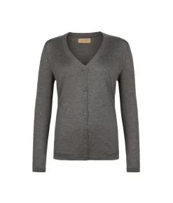 Cardigan con scollo a V in Cashmere Ultrafine