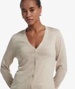 Cardigan con scollo a V in Cashmere Ultrafine