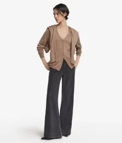 Cardigan con scollo a V in Cashmere Ultrafine