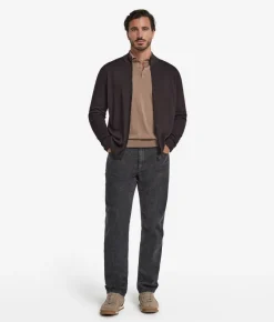 Cardigan con zip in Cashmere Ultrafine
