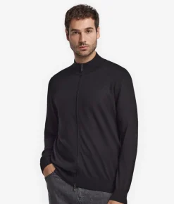 Cardigan con zip in Cashmere Ultrafine