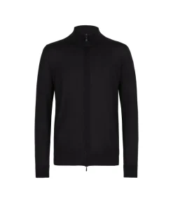 Cardigan con zip in Cashmere Ultrafine