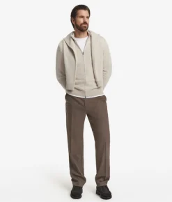 Cardigan con zip in Cashmere Ultrasoft