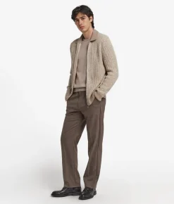 Cardigan con zip in Cashmere Undyed Ultrasoft