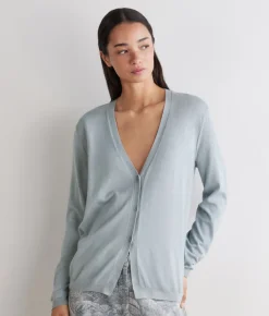 Cardigan in cotone fresh