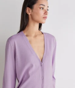 Cardigan in cotone fresh