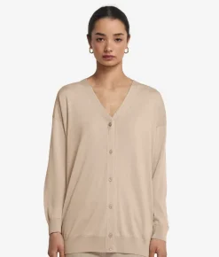 Cardigan in seta cotone