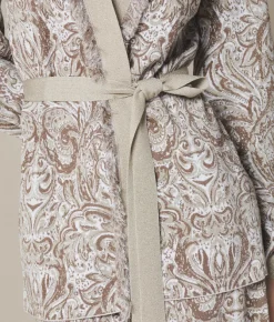 Cardigan jacquard paisley