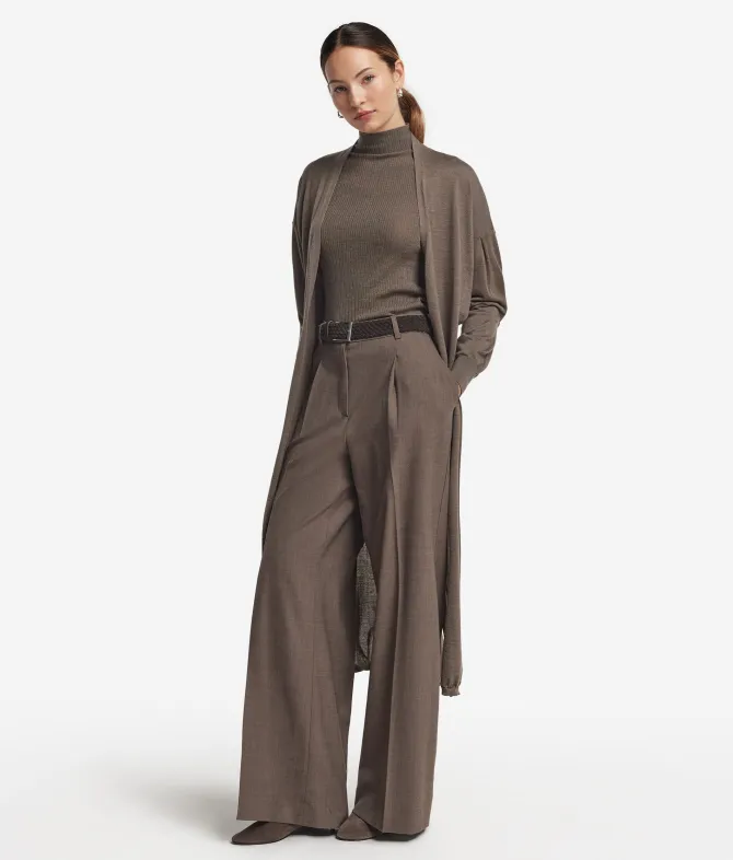 Cardigan lungo in Cashmere Ultrafine