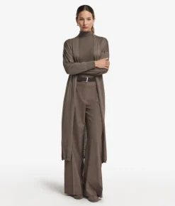 Cardigan lungo in Cashmere Ultrafine