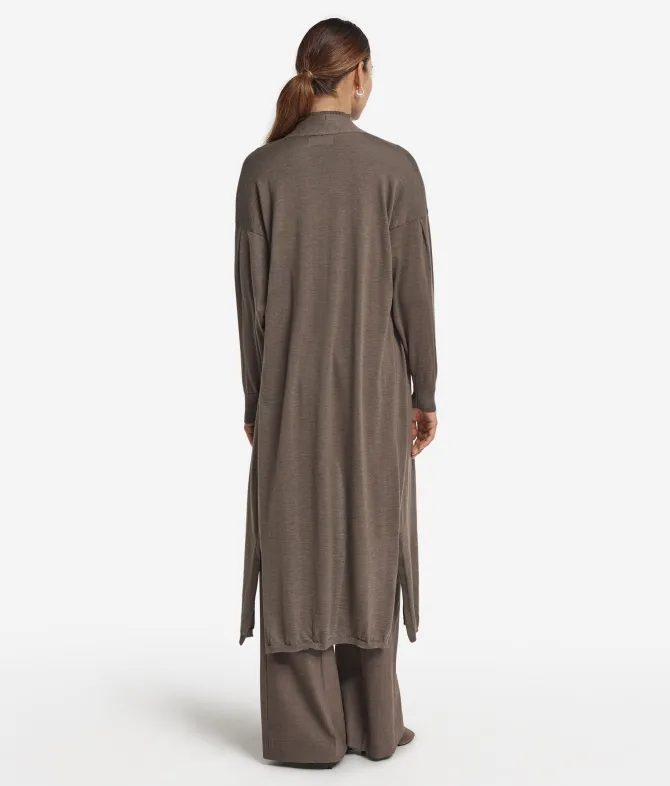 Cardigan lungo in Cashmere Ultrafine