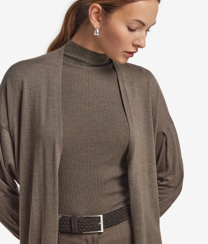 Cardigan lungo in Cashmere Ultrafine