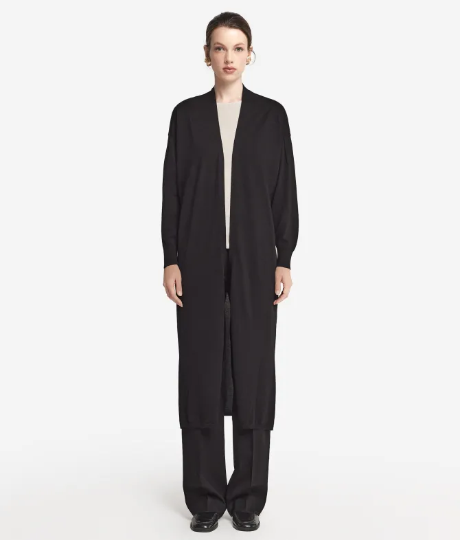 Cardigan lungo in Cashmere Ultrafine