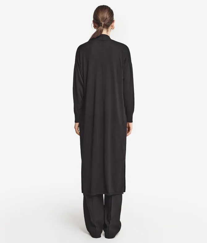 Cardigan lungo in Cashmere Ultrafine