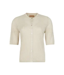 Cardigan trafori lamè