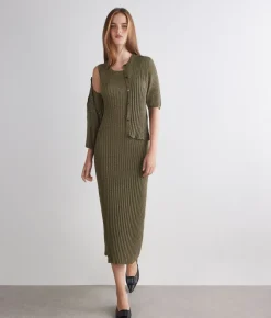 Cardigan trafori lamè