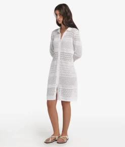 Chemisier crochet in cotone