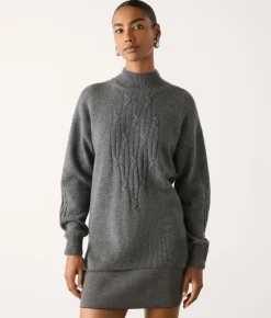 Dolcevita a coste intrecciate in Cashmere Ultrasoft