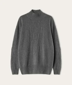 Dolcevita a coste intrecciate in Cashmere Ultrasoft