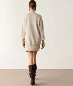 Dolcevita a coste intrecciate in Cashmere Ultrasoft