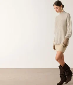 Dolcevita a coste intrecciate in Cashmere Ultrasoft