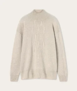 Dolcevita a coste intrecciate in Cashmere Ultrasoft