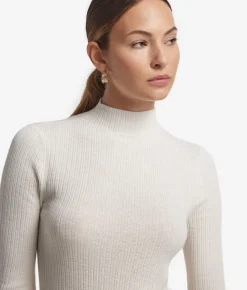 Dolcevita a costina in Cashmere Ultrafine