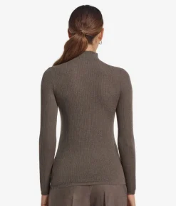 Dolcevita a costina in Cashmere Ultrafine