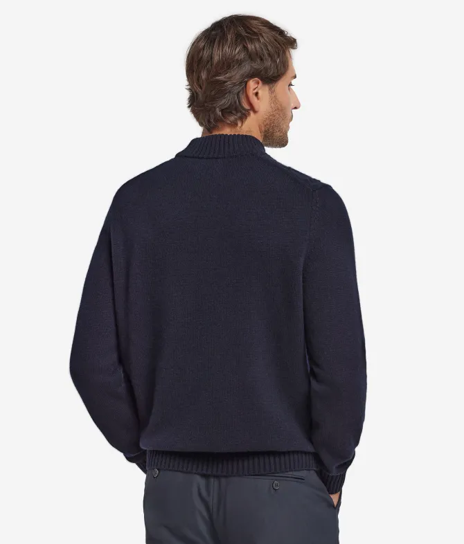 Dolcevita con motivo Fisherman in Cashmere Ultrasoft