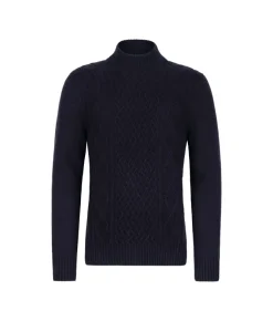 Dolcevita con motivo Fisherman in Cashmere Ultrasoft