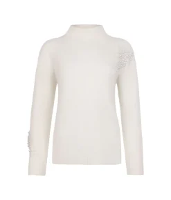 Dolcevita con perle in Cashmere Ultrasoft