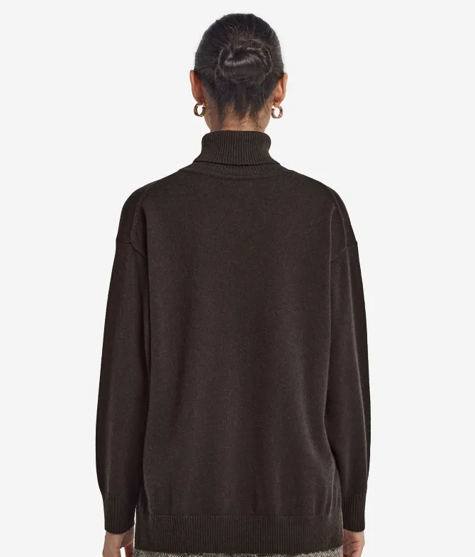 Dolcevita con spacchi in Cashmere Ultrasoft