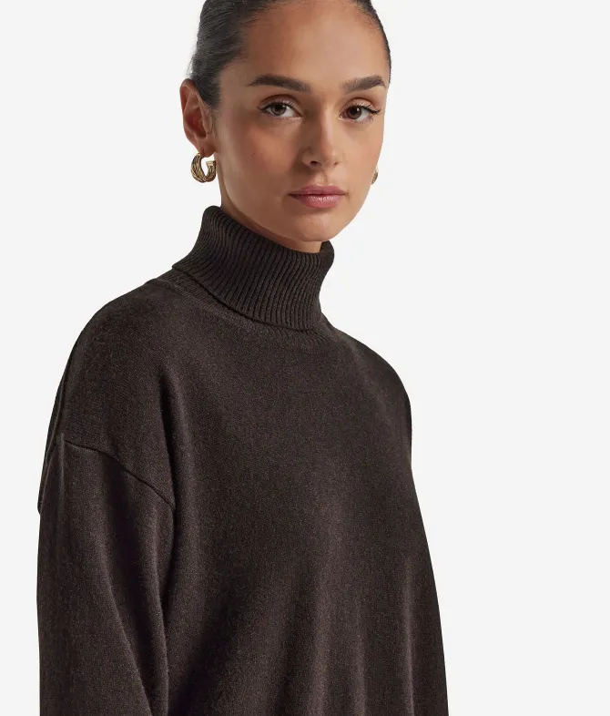 Dolcevita con spacchi in Cashmere Ultrasoft