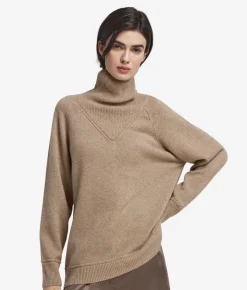 Dolcevita con trecce in Cashmere Undyed Ultrasoft