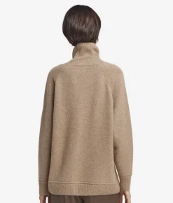 Dolcevita con trecce in Cashmere Undyed Ultrasoft