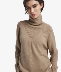 Dolcevita con trecce in Cashmere Undyed Ultrasoft