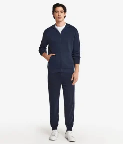 Felpa con zip in Cashmere Ultrasoft