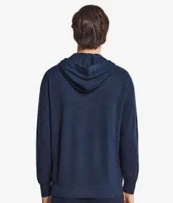 Felpa con zip in Cashmere Ultrasoft