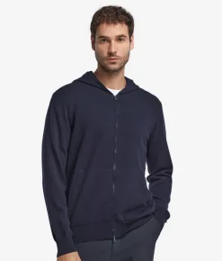 Felpa con zip in Cashmere Ultrasoft