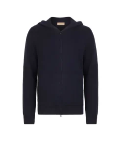 Felpa con zip in Cashmere Ultrasoft