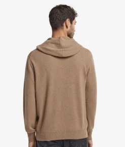 Felpa con zip in Cashmere Ultrasoft