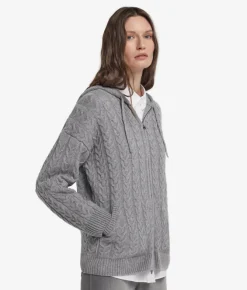 Felpa trecce in Cashmere Ultrasoft