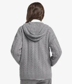 Felpa trecce in Cashmere Ultrasoft