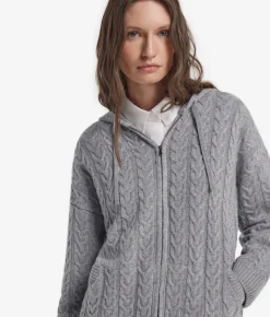 Felpa trecce in Cashmere Ultrasoft